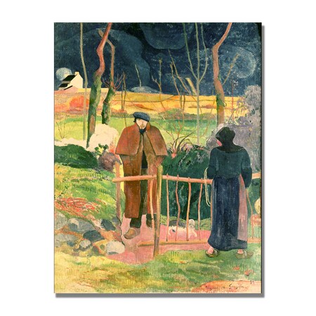 Paul Gauguin 'Bonjour Monsieur Gauguin' Canvas Art,35x47